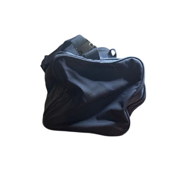 Vintage Ben Hogan Golf Duffle Bag Blue Red White Pockets Shoulder Strap Handles - Picture 3 of 9